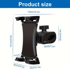 Exercise Bike Tablet Stand 360 Rotation Adjustable Phone Mount