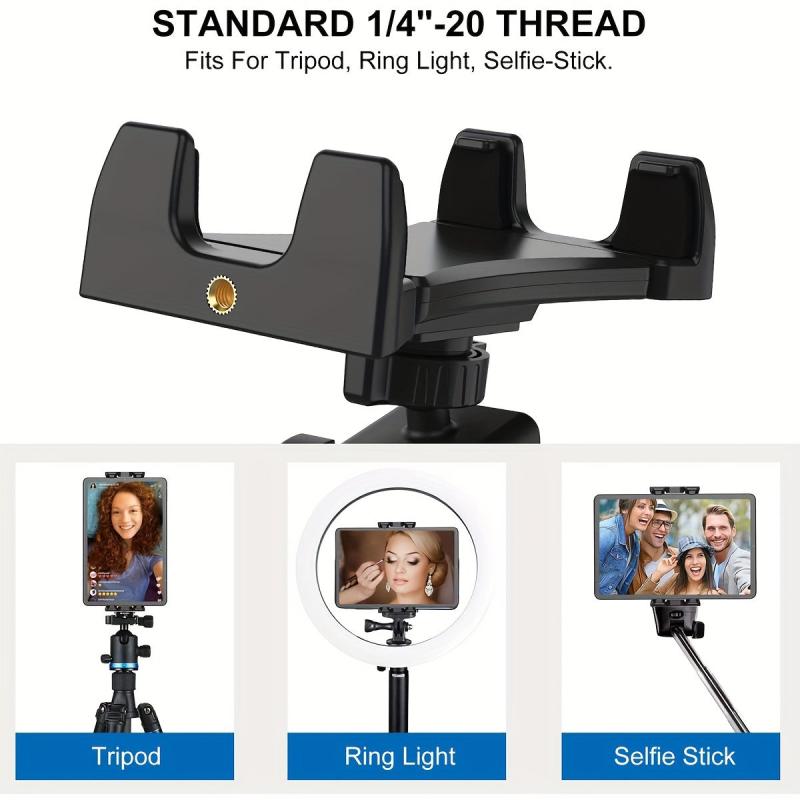 Exercise Bike Tablet Stand 360 Rotation Adjustable Phone Mount