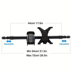 Car Headrest Tablet & Phone Holder, Anti Shake, Adjustable 2-in-1 Mount