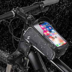 Waterproof Phone Stand Front Frame Bag for Bicycles