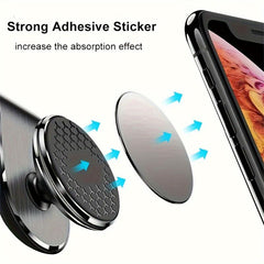360 Rotating Magnetic Car Phone Holder Air Outlet Clip