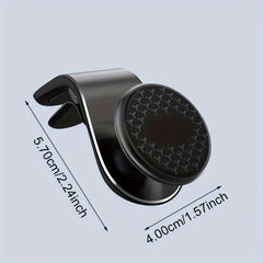 360 Rotating Magnetic Car Phone Holder Air Outlet Clip