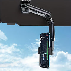 Car Phone Bracket Sun Visor Rotatable Navigation Holder
