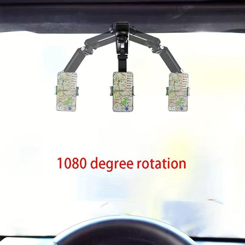 Car Phone Bracket Sun Visor Rotatable Navigation Holder