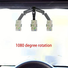 Car Phone Bracket Sun Visor Rotatable Navigation Holder
