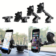 Car Retractable Dashboard Glass Phone Holder
