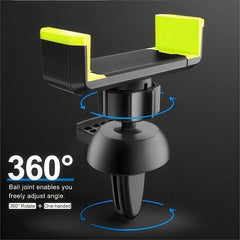 Car Phone Holder 360 Rotate Air Vent Mount Clip Stand Cellphone Support Holder
