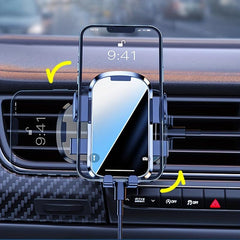 Car Air Outlet Rotating Phone Bracket Hook Type Navigation Bracket