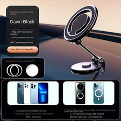 Car Mobile Phone Holder Magnetic Folding Instrument Panel Navigation Bracket