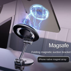 Car Mobile Phone Holder Magnetic Folding Instrument Panel Navigation Bracket