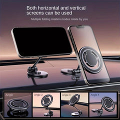 Car Mobile Phone Holder Magnetic Folding Instrument Panel Navigation Bracket