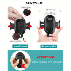Car Stand Phone Holder 360 Adjustable Handphone Stand Mount