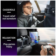 Car Headrest 360 Rotatable Phone Holder Tablet Mount for Smartphones & Tablets