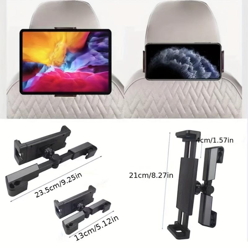 Car Headrest 360 Rotatable Phone Holder Tablet Mount for Smartphones & Tablets