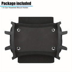 Adjustable Car Headrest Mount Holder with Silicone Cover Bracket