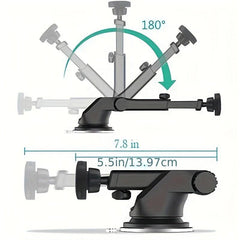 Universal Magnetic Car Phone Holder Retractable Car Mount Holder