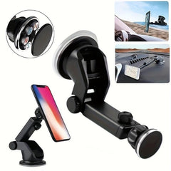 Universal Magnetic Car Phone Holder Retractable Car Mount Holder