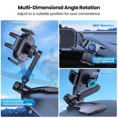 Car Dashboard Phone Mount 360 Adjustable Holder