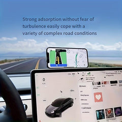 Magnetic Suction Car Phone Holder Rotatable Stable Laptop Mount