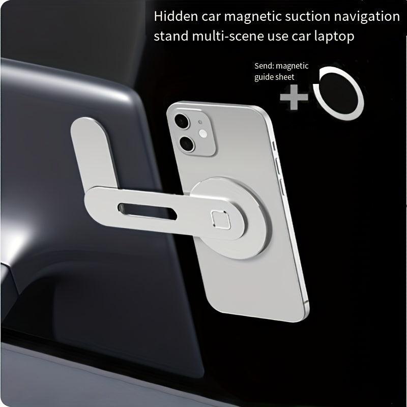 Magnetic Suction Car Phone Holder Rotatable Stable Laptop Mount