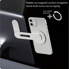 Magnetic Suction Car Phone Holder Rotatable Stable Laptop Mount