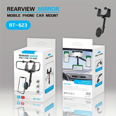 Car Rearview Mirror Phone Holder Universal Strong Magnetic Mount