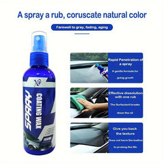 100ml Car Plastic Refurbish Scratch Remover Leather Bright Nano Coating Restorer