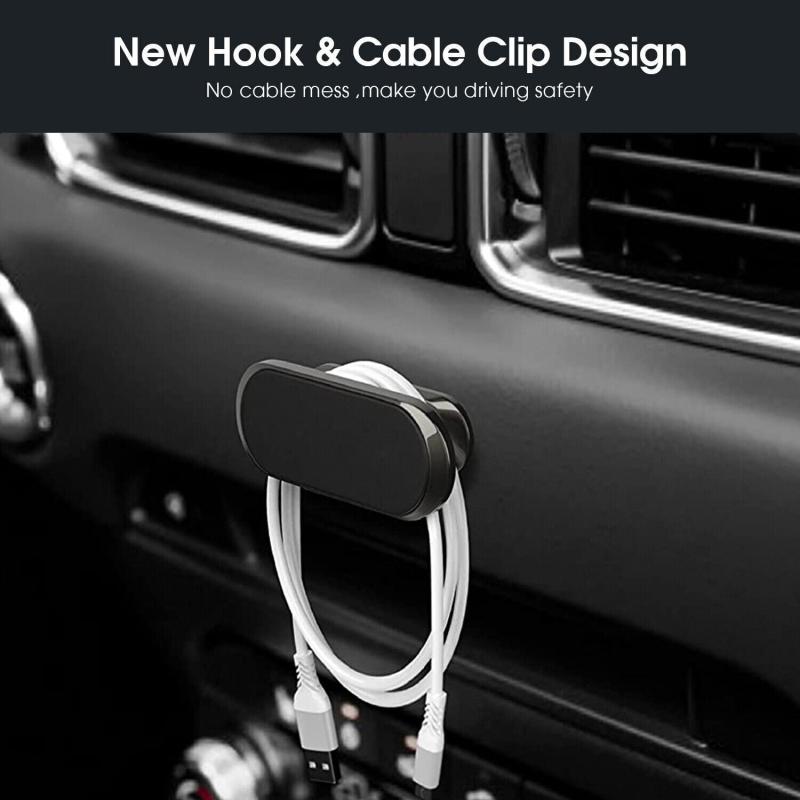 2pcs Magnetic Car Dashboard Mount Stand - Secure Your Phone in Style