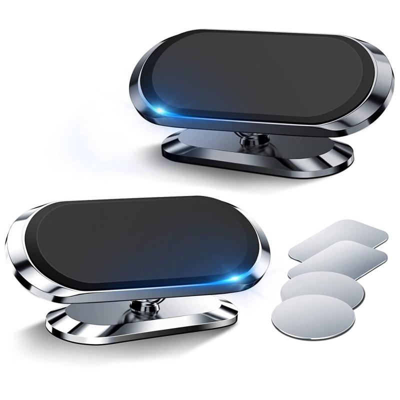 2pcs Magnetic Car Dashboard Mount Stand - Secure Your Phone in Style