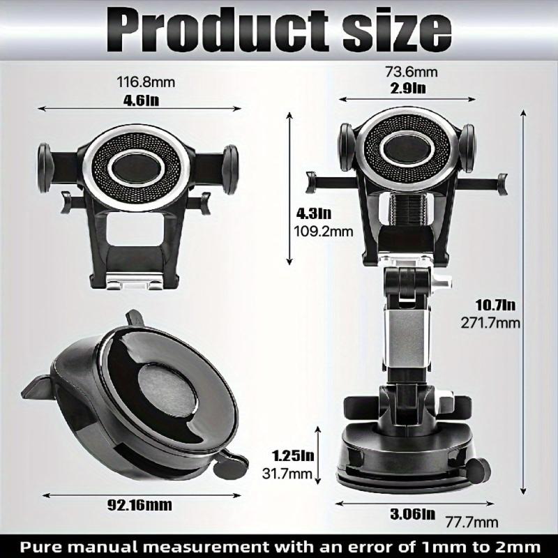 Universal Car Phone Holder with Robot Arm