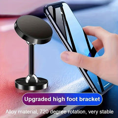 Double Ball Metal Magnetic Car Phone Holder Dashboard Navigation