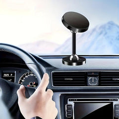 Double Ball Metal Magnetic Car Phone Holder Dashboard Navigation