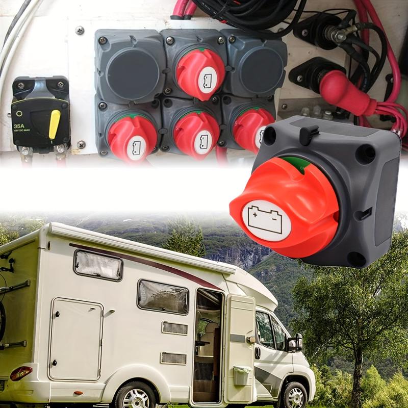 Waterproof Isolator Switch 12V 24V 48V for Boats Cars RVs ATVs UTVs