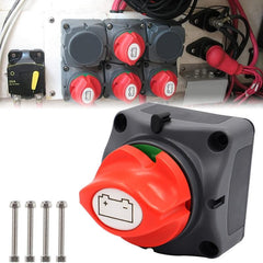 Waterproof Isolator Switch 12V 24V 48V for Boats Cars RVs ATVs UTVs