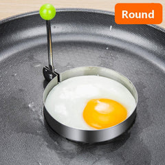 4pcs Stainless Steel Egg Shaper Mold Cooking Tool Set