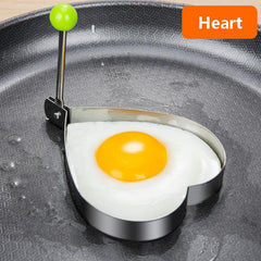 4pcs Stainless Steel Egg Shaper Mold Cooking Tool Set