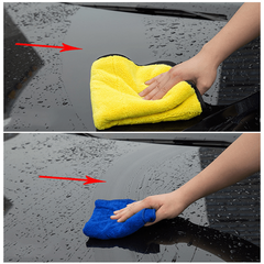 2Pcs Car Wash Microfiber Towel Car Cleaning Drying Cloth 30x30 40 Car Care Cloth