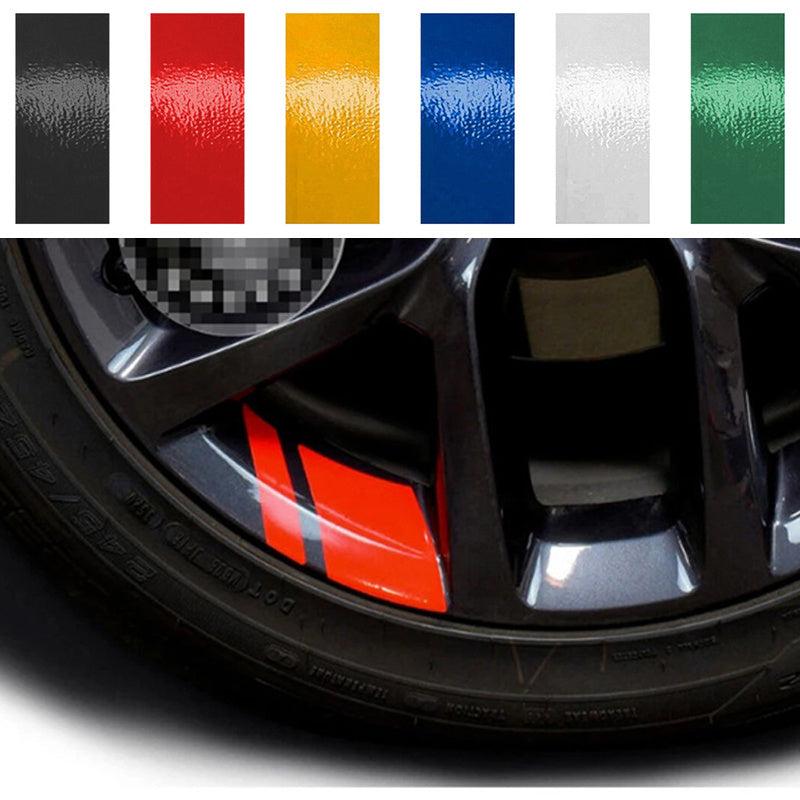 4pcs Reflective RV Wheel Rim Vinyl Decal Sticker Auto Accessories