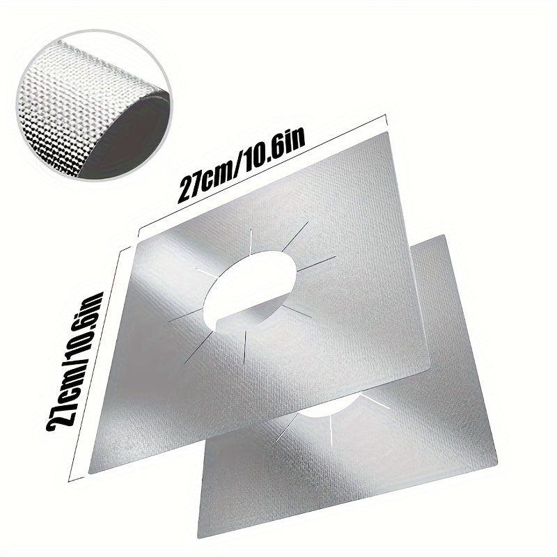 6pcs Gas Range Stovetop Burner Protector Pad Liner Cover 0.15mm Extra Thick