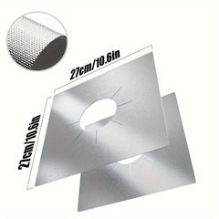 6pcs Gas Range Stovetop Burner Protector Pad Liner Cover 0.15mm Extra Thick