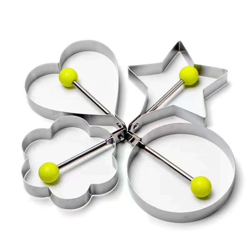 4pcs RV Stainless Steel Fried Egg Pancake Shaper Mold