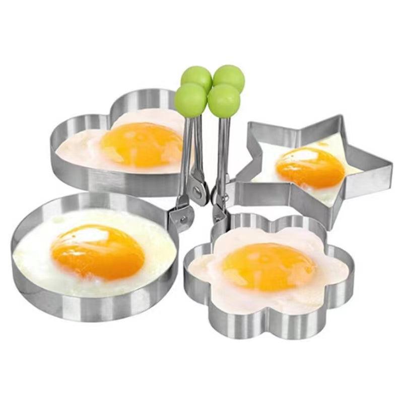 4pcs RV Stainless Steel Fried Egg Pancake Shaper Mold