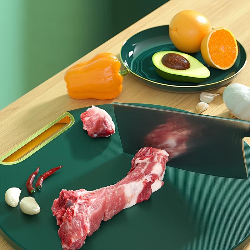 Anti Mildew Cutting Board for Raw and Cooked Food, Functional Kitchen Mat