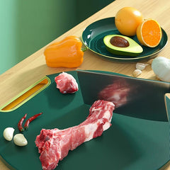 Anti Mildew Cutting Board for Raw and Cooked Food, Functional Kitchen Mat