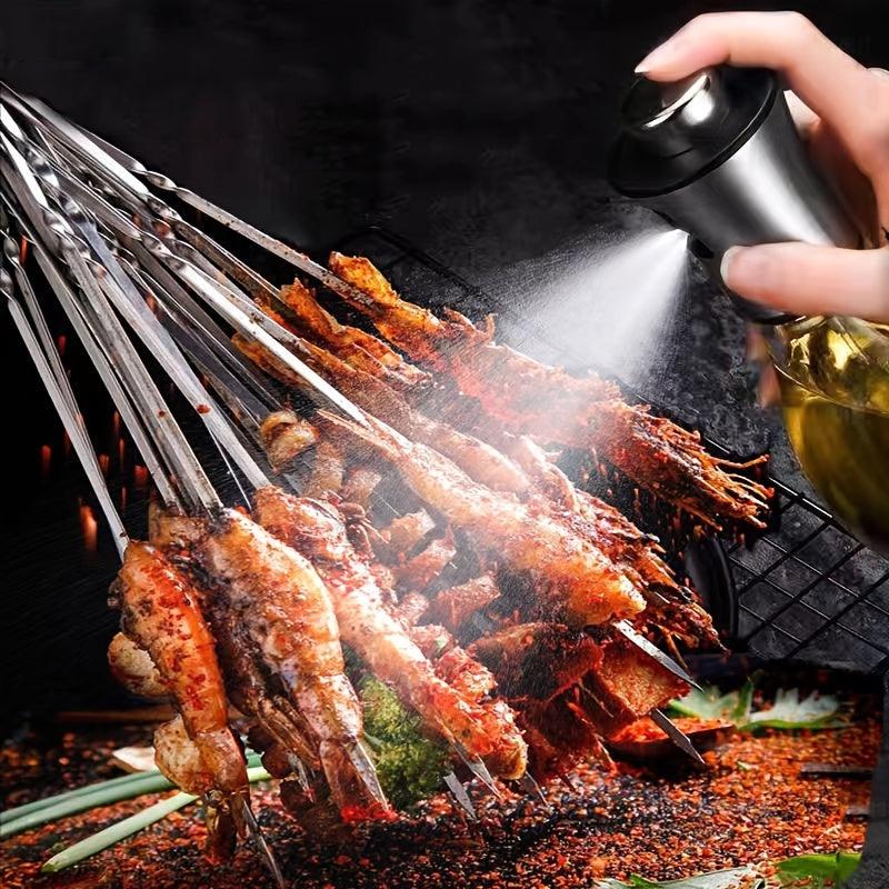 200ML Stainless Steel Spray Bottle for Kitchen Cooking & Air Fryer