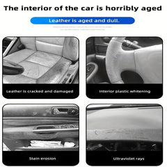 Car Interior Coating & Scratch Remover Combo for Leather Maintenance
