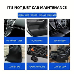 Car Interior Coating & Scratch Remover Combo for Leather Maintenance
