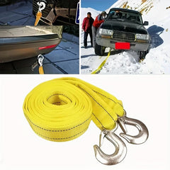 Car Trailer Rope Traction Rope Double layer Thickened Pull Rope 4 Meters 3 Tons