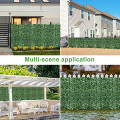 Faux Ivy Leaf Fence Screen for Outdoor Garden Decoration 3.2ft x 9.8ft