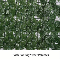 Faux Ivy Leaf Fence Screen for Outdoor Garden Decoration 3.2ft x 9.8ft